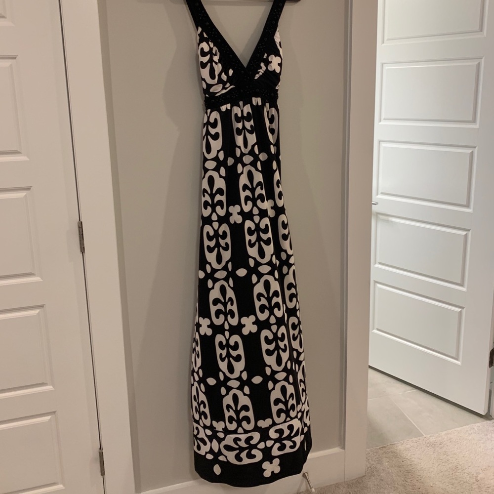 INC.  Criss Cross Maxi Dress